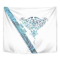 Kahui Whetu Paua shell Kowhaiwhai Taniko Personalised Tapestry Manta Ray Shark-Turtle Maori Tribal Style
