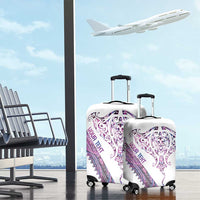 Mawhero Paua shell Kowhaiwhai Taniko Personalised Luggage Cover Manta Ray Shark-Turtle Maori Tribal Style
