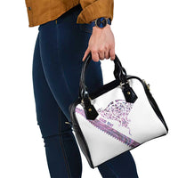 Mawhero Paua shell Kowhaiwhai Taniko Personalised Shoulder Handbag Manta Ray Shark-Turtle Maori Tribal Style