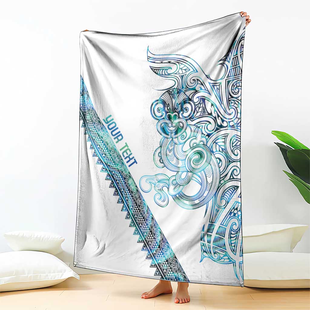 Kahui Whetu Paua shell Kowhaiwhai Taniko Personalised Blanket Taniwha Maori Tribal Style LT9 - Polynesian Pride