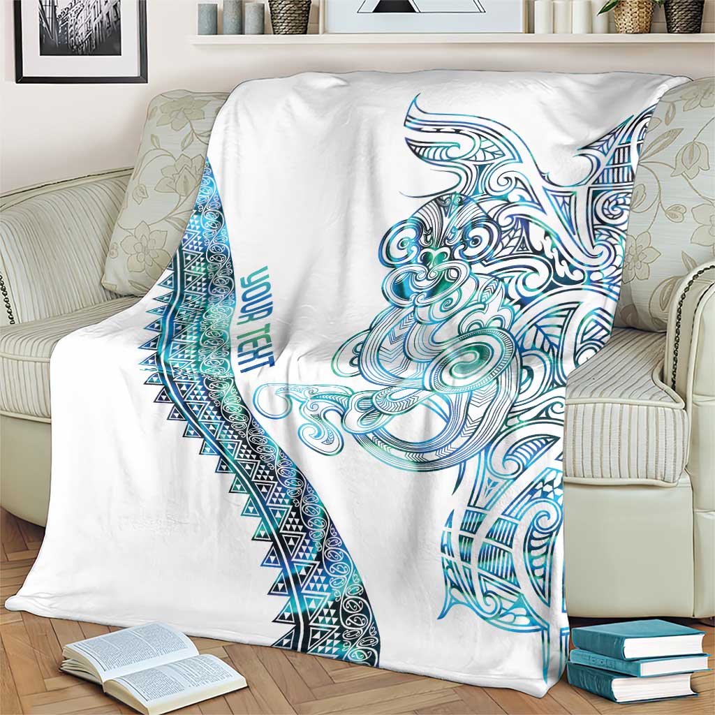 Kahui Whetu Paua shell Kowhaiwhai Taniko Personalised Blanket Taniwha Maori Tribal Style LT9 - Polynesian Pride