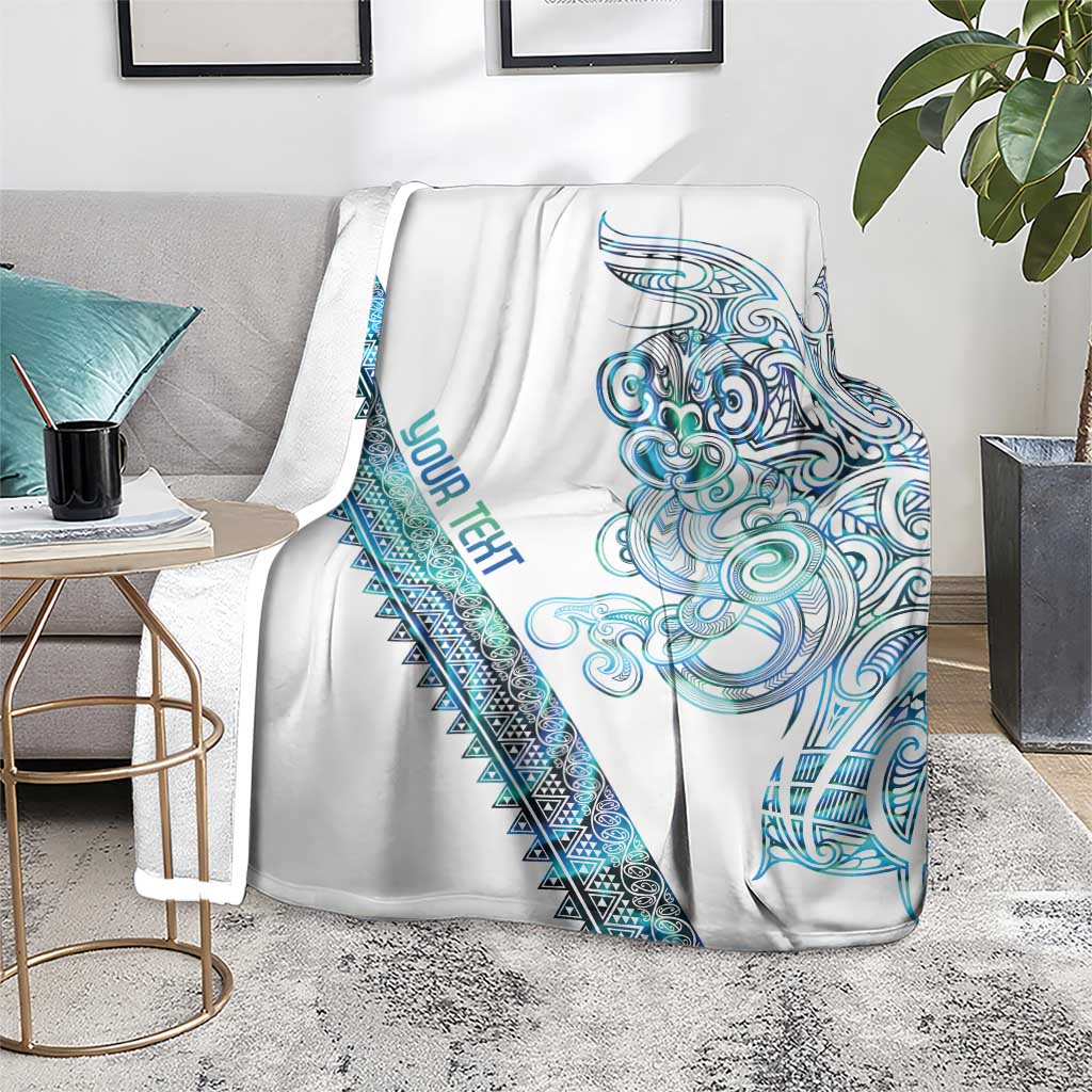 Kahui Whetu Paua shell Kowhaiwhai Taniko Personalised Blanket Taniwha Maori Tribal Style LT9 - Polynesian Pride