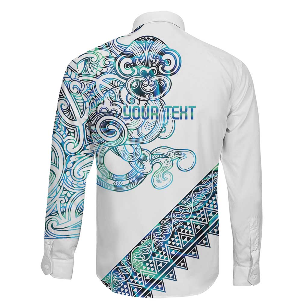Kahui Whetu Paua shell Kowhaiwhai Taniko Personalised Family Matching Mermaid Dress and Hawaiian Shirt Taniwha Maori Tribal Style LT9 - Polynesian Pride