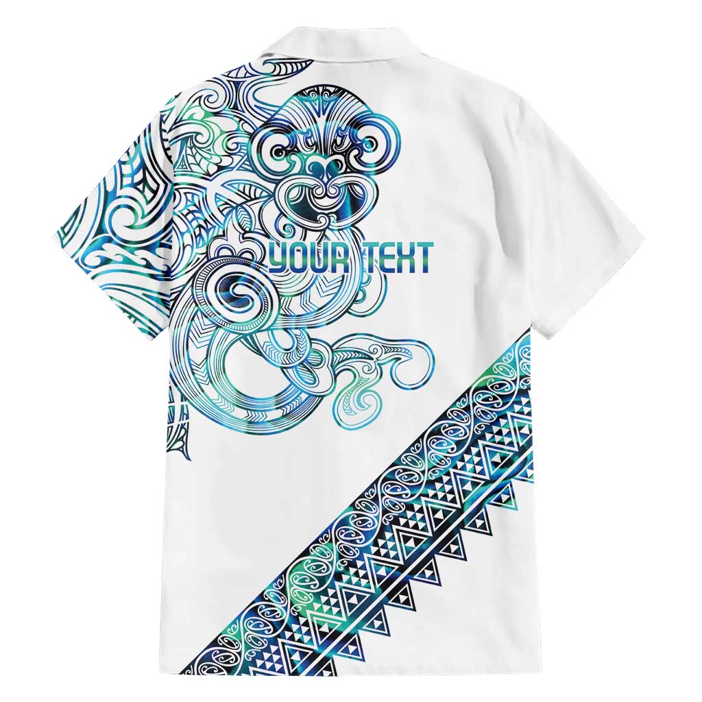 Kahui Whetu Paua shell Kowhaiwhai Taniko Personalised Family Matching Tank Maxi Dress and Hawaiian Shirt Taniwha Maori Tribal Style LT9 - Polynesian Pride