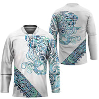 Kahui Whetu Paua shell Kowhaiwhai Taniko Personalised Hockey Jersey Taniwha Maori Tribal Style