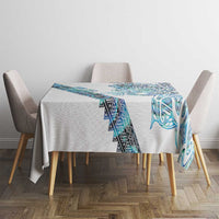 Kahui Whetu Paua shell Kowhaiwhai Taniko Personalised Tablecloth Taniwha Maori Tribal Style LT9 - Polynesian Pride