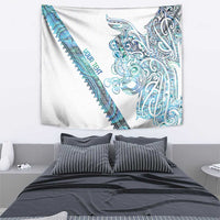 Kahui Whetu Paua shell Kowhaiwhai Taniko Personalised Tapestry Taniwha Maori Tribal Style LT9 - Polynesian Pride