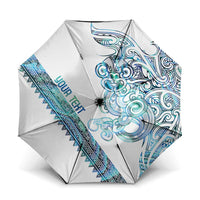 Kahui Whetu Paua shell Kowhaiwhai Taniko Personalised Umbrella Taniwha Maori Tribal Style