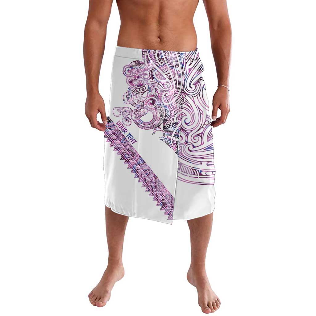 Mawhero Paua shell Kowhaiwhai Taniko Personalised Lavalava Taniwha Maori Tribal Style