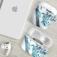 Kahui Whetu Paua shell Kowhaiwhai Taniko Personalised AirPods Case Turtle Tattoo Maori Tribal Style