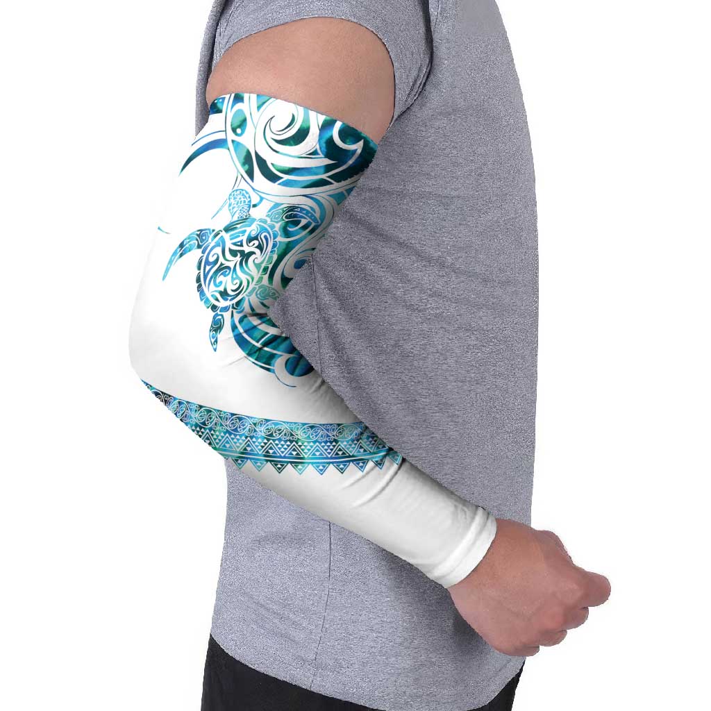 Kahui Whetu Paua shell Kowhaiwhai Taniko Personalised Arm Sleeves Turtle Tattoo Maori Tribal Style