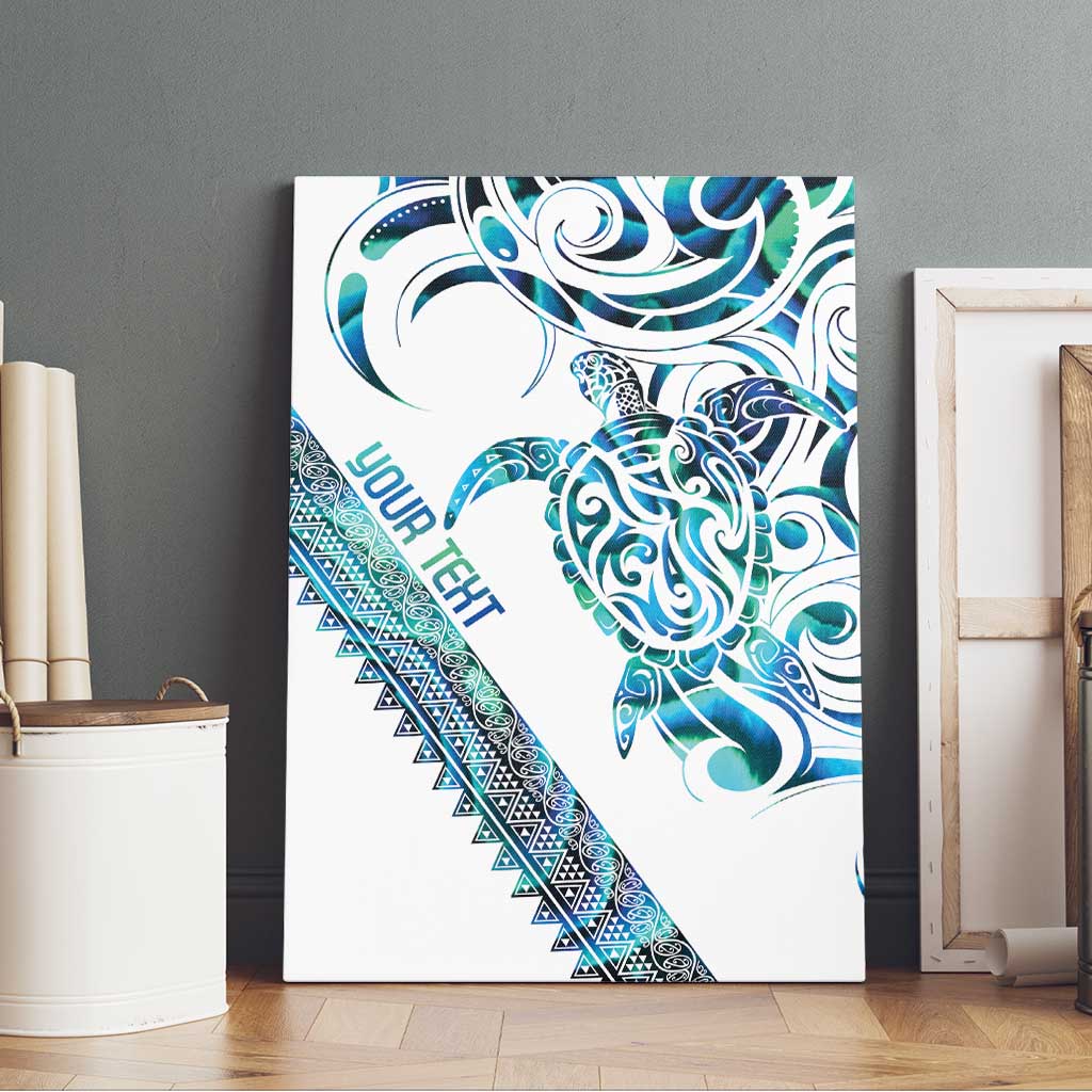 Kahui Whetu Paua shell Kowhaiwhai Taniko Personalised Canvas Wall Art Turtle Tattoo Maori Tribal Style LT9 - Polynesian Pride