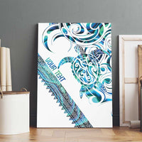 Kahui Whetu Paua shell Kowhaiwhai Taniko Personalised Canvas Wall Art Turtle Tattoo Maori Tribal Style LT9 - Polynesian Pride