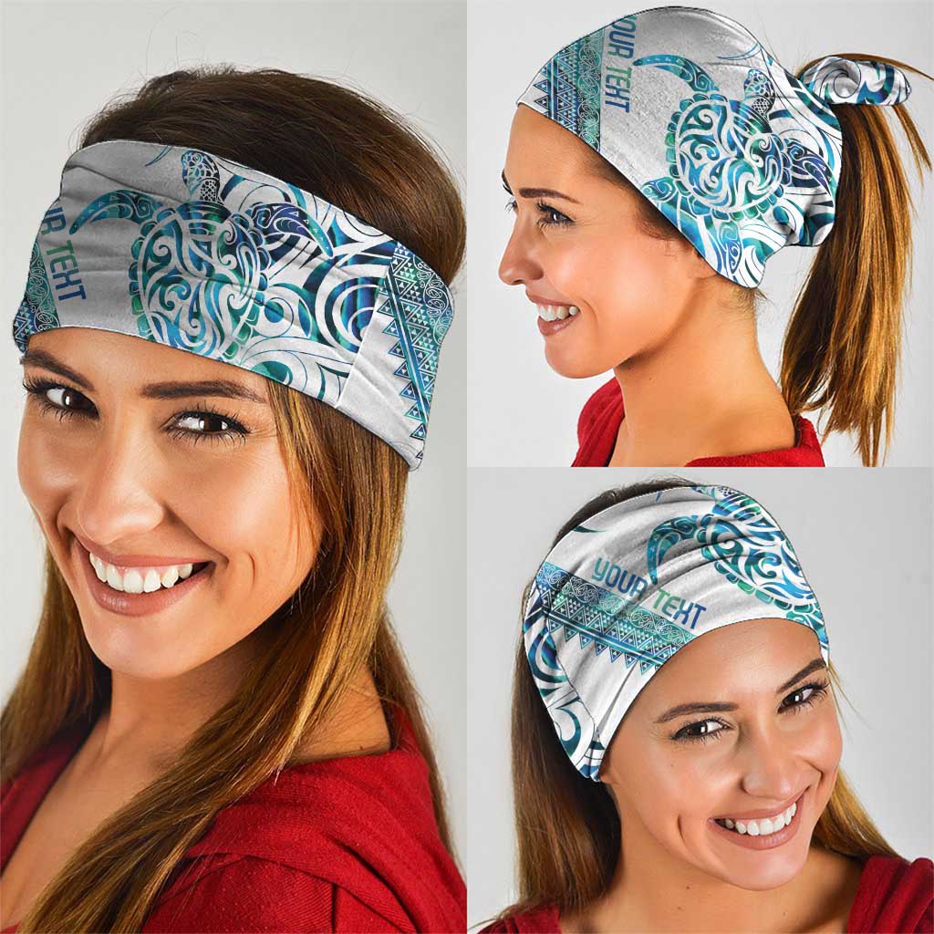 Kahui Whetu Paua shell Kowhaiwhai Taniko Personalised Neck Gaiter Turtle Tattoo Maori Tribal Style LT9 - Polynesian Pride