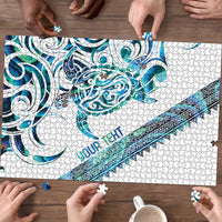 Kahui Whetu Paua shell Kowhaiwhai Taniko Personalised Puzzle Turtle Tattoo Maori Tribal Style LT9 - Polynesian Pride
