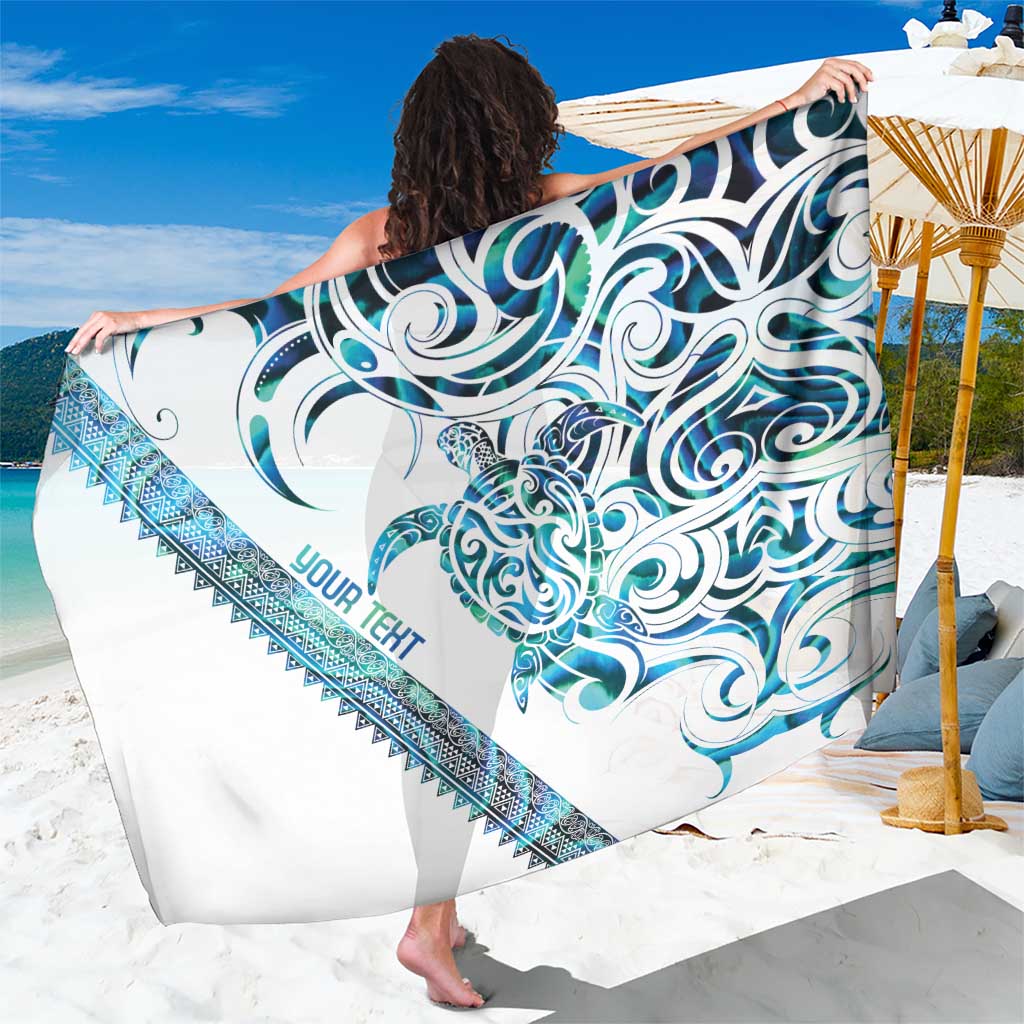 Kahui Whetu Paua shell Kowhaiwhai Taniko Personalised Sarong Turtle Tattoo Maori Tribal Style
