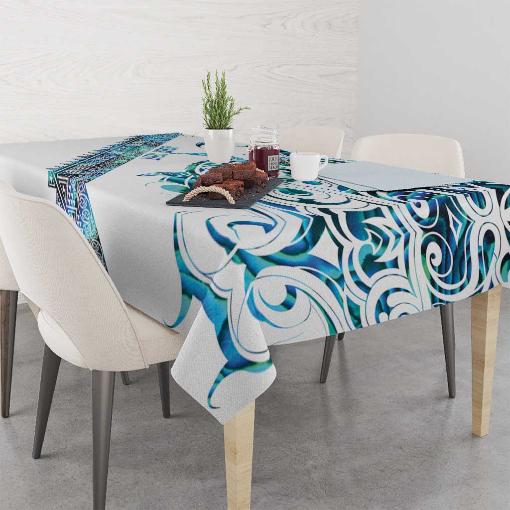 Kahui Whetu Paua shell Kowhaiwhai Taniko Personalised Tablecloth Turtle Tattoo Maori Tribal Style LT9 - Polynesian Pride