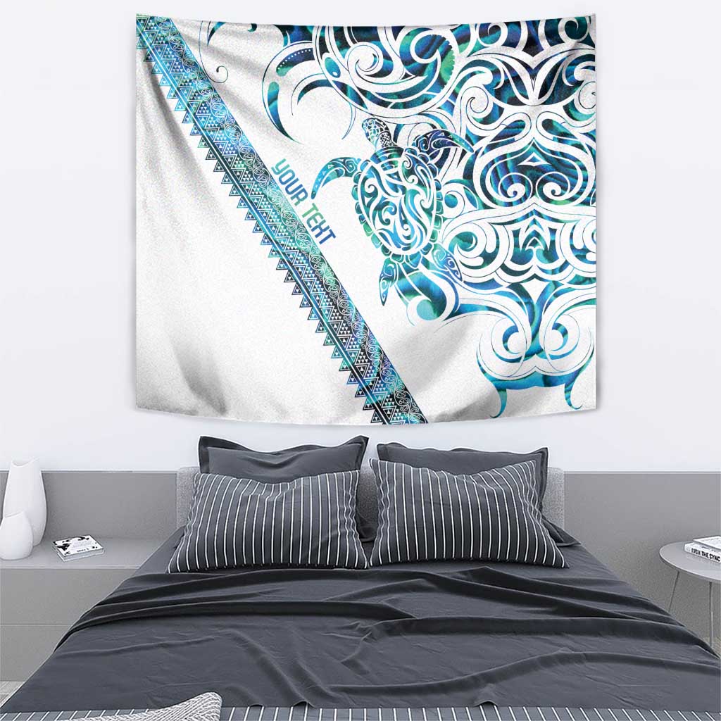 Kahui Whetu Paua shell Kowhaiwhai Taniko Personalised Tapestry Turtle Tattoo Maori Tribal Style LT9 - Polynesian Pride