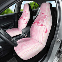 Breast Cancer Awareness Car Seat Cover Maile Pikake Lokelani Crown Flower Lei Inspired