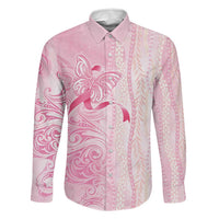 Breast Cancer Awareness Family Matching Mermaid Dress and Hawaiian Shirt Maile Pikake Lokelani Crown Flower Lei Inspired
