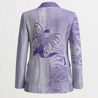 Epilepsy Awareness Blazer Maile Pikake Lokelani Crown Flower Lei Inspired