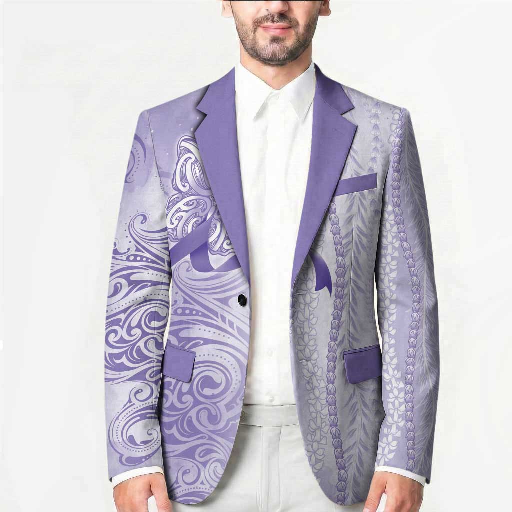 Epilepsy Awareness Blazer Maile Pikake Lokelani Crown Flower Lei Inspired