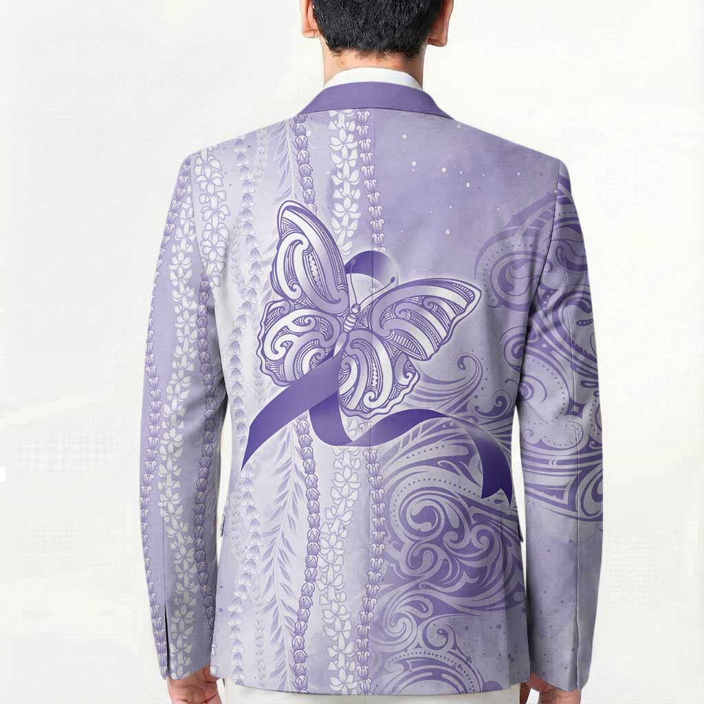Epilepsy Awareness Blazer Maile Pikake Lokelani Crown Flower Lei Inspired