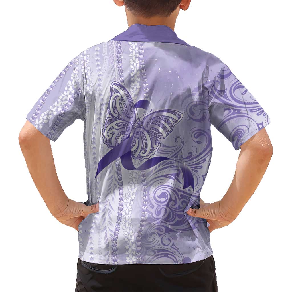 Epilepsy Awareness Family Matching Mermaid Dress and Hawaiian Shirt Maile Pikake Lokelani Crown Flower Lei Inspired LT9 - Polynesian Pride