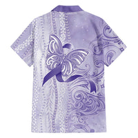 Epilepsy Awareness Family Matching Puletasi and Hawaiian Shirt Maile Pikake Lokelani Crown Flower Lei Inspired LT9 - Polynesian Pride