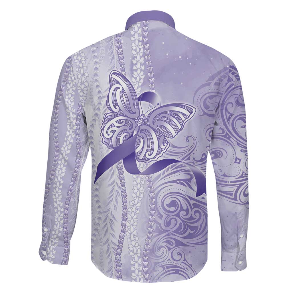 Epilepsy Awareness Family Matching Summer Maxi Dress and Hawaiian Shirt Maile Pikake Lokelani Crown Flower Lei Inspired LT9 - Polynesian Pride