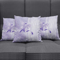 Epilepsy Awareness Pillow Cover Maile Pikake Lokelani Crown Flower Lei Inspired