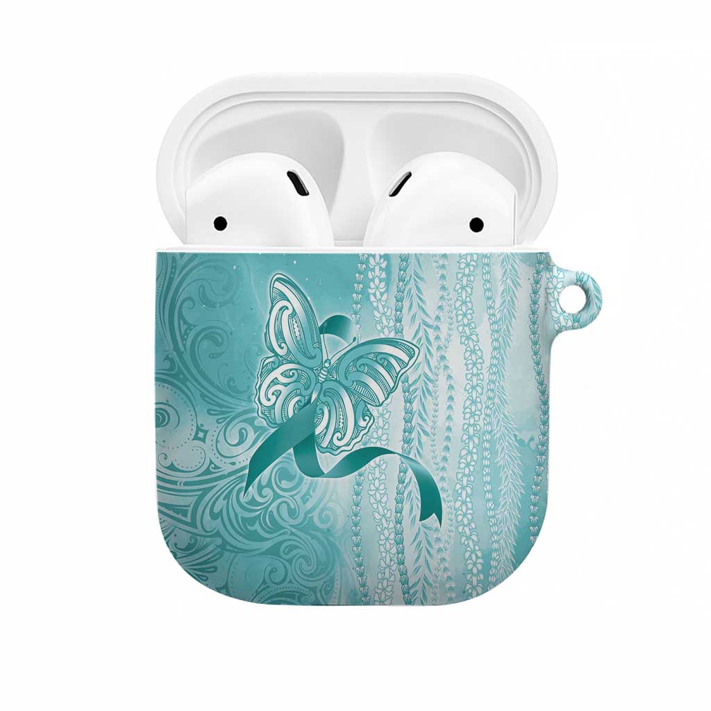 PTSD Awareness AirPods Case Maile Pikake Lokelani Crown Flower Lei Inspired