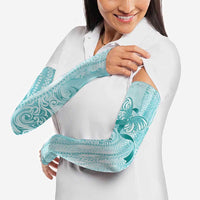 PTSD Awareness Arm Sleeves Maile Pikake Lokelani Crown Flower Lei Inspired