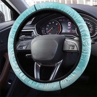 PTSD Awareness Steering Wheel Cover Maile Pikake Lokelani Crown Flower Lei Inspired LT9 - Polynesian Pride