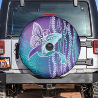 Suicide Prevention Awareness Spare Tire Cover Maile Pikake Lokelani Crown Flower Lei Inspired LT9 Multicolor - Polynesian Pride
