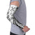 Black Hawaiian Quilt Pattern Arm Sleeves Mixed Polynesian Tribal Arty - Polynesian Pride