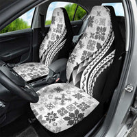 Black Hawaiian Quilt Pattern Car Seat Cover Mixed Polynesian Tribal Arty