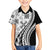 Black Hawaiian Quilt Pattern Family Matching Summer Maxi Dress and Hawaiian Shirt Mixed Polynesian Tribal Arty