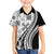Black Hawaiian Quilt Pattern Kid Hawaiian Shirt Mixed Polynesian Tribal Arty