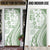 Green Hawaiian Quilt Pattern Door Cover Mixed Polynesian Tribal Arty - Polynesian Pride