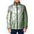 Green Hawaiian Quilt Pattern Padded Jacket Mixed Polynesian Tribal Arty - Polynesian Pride