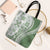 Green Hawaiian Quilt Pattern Tote Bag Mixed Polynesian Tribal Arty - Polynesian Pride