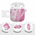 Pink Hawaiian Quilt Pattern AirPods Case Mixed Polynesian Tribal Arty - Polynesian Pride