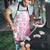 Pink Hawaiian Quilt Pattern Apron Mixed Polynesian Tribal Arty - Polynesian Pride
