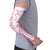 Pink Hawaiian Quilt Pattern Arm Sleeves Mixed Polynesian Tribal Arty - Polynesian Pride