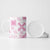 Pink Hawaiian Quilt Pattern Ceramic Mug Mixed Polynesian Tribal Arty - Polynesian Pride