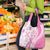 Pink Hawaiian Quilt Pattern Grocery Bag Mixed Polynesian Tribal Arty