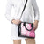 Pink Hawaiian Quilt Pattern Shoulder Handbag Mixed Polynesian Tribal Arty