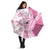 Pink Hawaiian Quilt Pattern Umbrella Mixed Polynesian Tribal Arty - Polynesian Pride