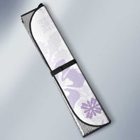 Purple Hawaiian Quilt Pattern Auto Sun Shade Mixed Polynesian Tribal Arty - Polynesian Pride